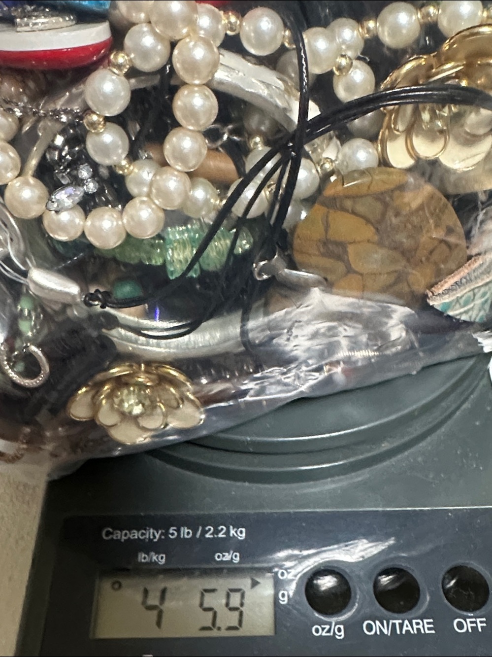 4.6 Pound Craft, Repair, Junk Jewelry Box - Picture 12 of 13